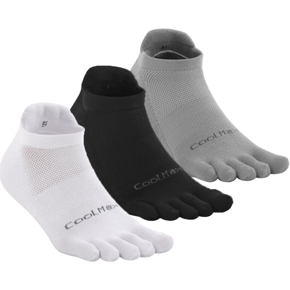 TikMox Toe Socks Ankle Running Socks (3Pairs)